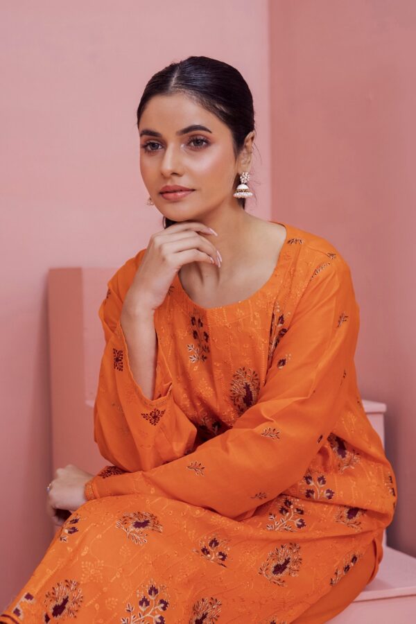 2PC LAWN EMBROIDERED SUIT BY VELLON - Image 2