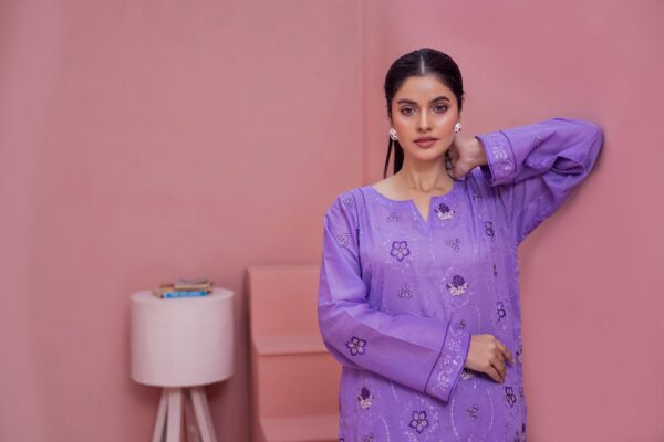 2PC LAWN EMBROIDERED SUIT BY VELLON - Image 3