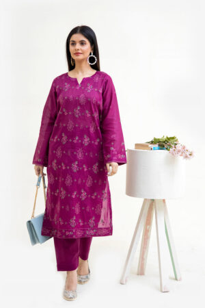 RUBI - 2PC LAWN EMBROIDERED SUIT BY Blush
