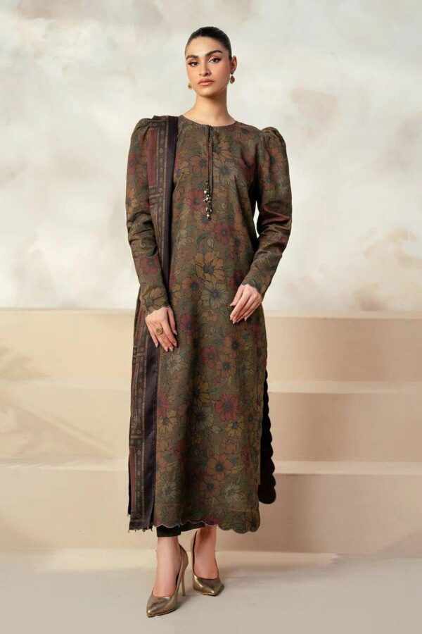 Baroque 3Pcs Unstiched Lawn