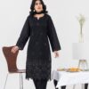 2PC LAWN EMBROIDERED SUIT BY CHICKENKARI - C-BLACK