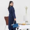 2PC LAWN EMBROIDERED SUIT BY CHICKENKARI - C-BLUE - Image 3