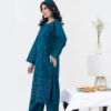 2PC LAWN EMBROIDERED SUIT BY CHICKENKARI - C-ZINC - Image 5