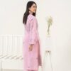 2PC LAWN EMBROIDERED SUIT BY CHICKENKARI - C-PINK - Image 2