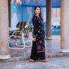 2PC LAWN EMBROIDERED SUIT BY ORNATE- N-BLACK - Image 5