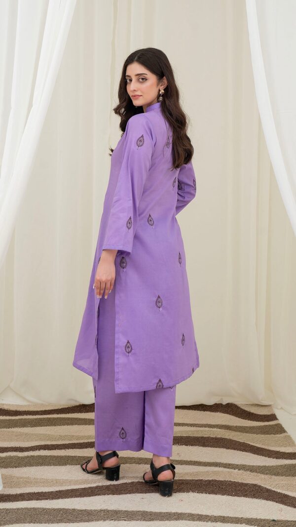 2PC LAWN EMBROIDERED UNSTICH SUIT BY PETAL- A-LILIC - Image 2