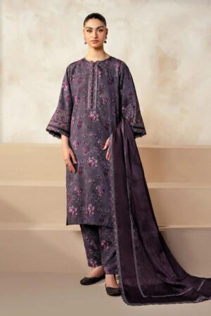 Baroque 3Pcs Unstiched Lawn