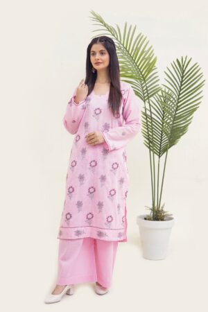 2-Piece Unstitched Embroidered Lawn Suit | AURA