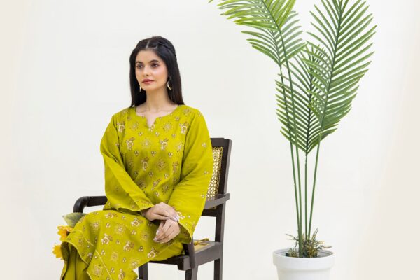 JAHANBANO - 2PC LAWN EMBROIDERED SUIT BY Blush - Image 4