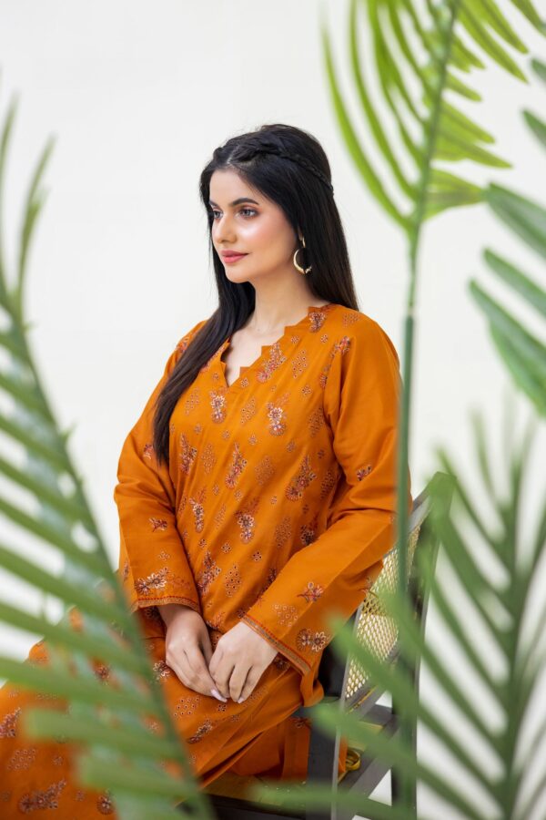 LISA - 2PC LAWN EMBROIDERED SUIT BY Blush - Image 2