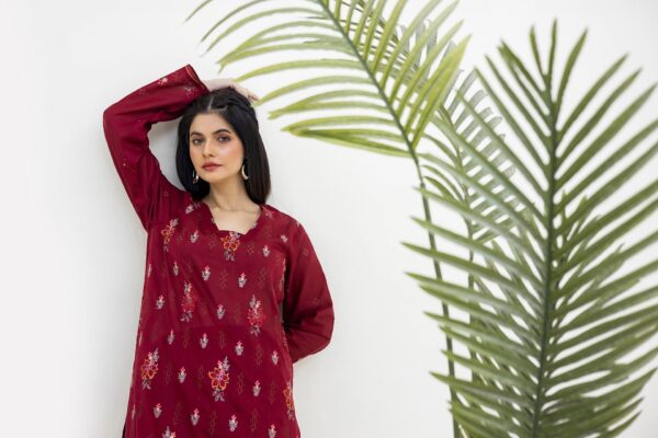 GULRAKH - 2PC LAWN EMBROIDERED SUIT BY Blush - Image 2